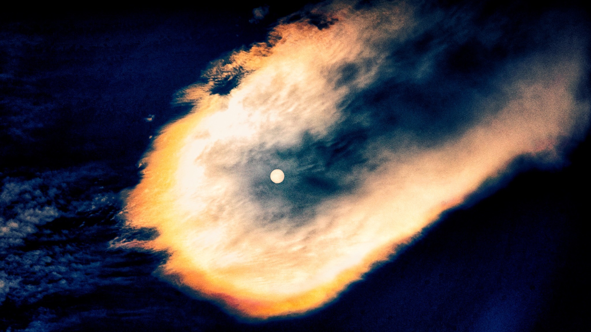 Dramatic cloudscape over the sky